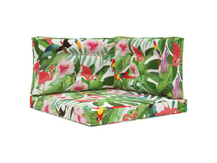Coussin de canapé d'extérieur, coussin de chaise polyester coloré 80 x 80 cm cf54068