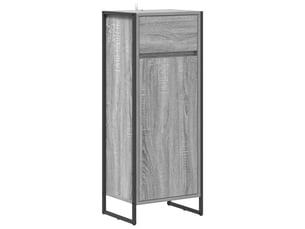 Cabinet de salle de bain, meuble de rangement gris sonoma 40x30x100 cm