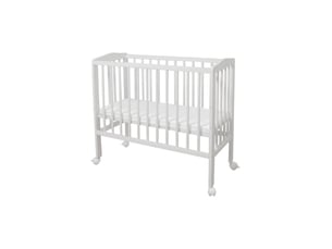 Lit bébé 90x190 cm 2001-01-W coloris blanc