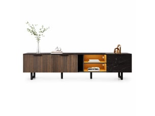 Meuble tv coloris bicolore 200 cm MODENVIE  