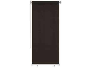 Store enrouleur, store roulant d'extérieur 105 (l) x 230 (h) cm marron hdpe cf47301