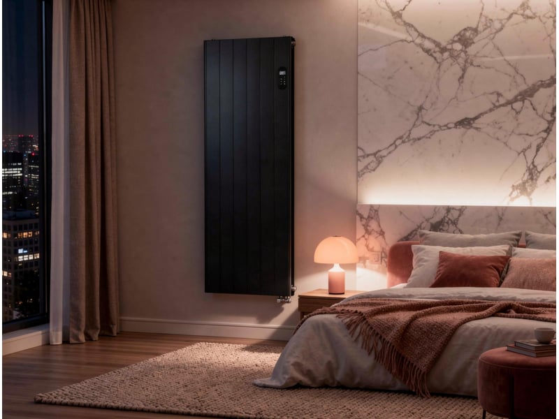Radiateur thermique design vertical 2000w avec contrôle wifi CENIT B2000 - Conforama C