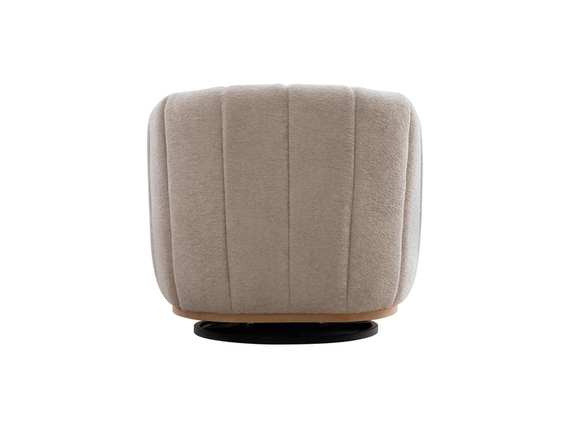  Fauteuil pivotant 360°, en forme de citrouille  - Conforama D