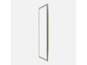 Panneau led en saillie fabrilamp tivoli 72 w 6120 lm 6500 k nickel 2,5 x 30 x 120 cm