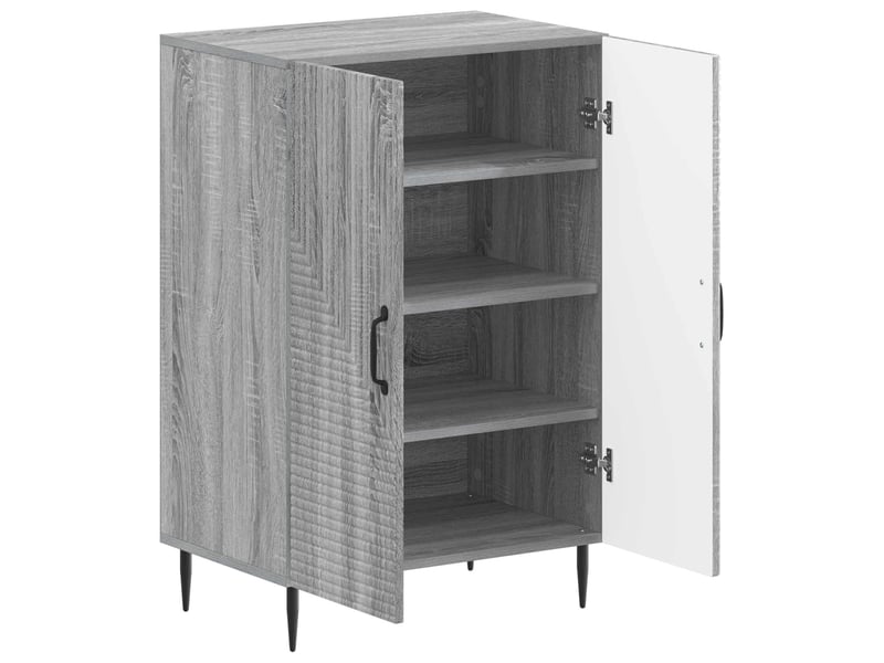  Meuble à chaussures, armoire à chaussures haarlem 59,5x39,5x89,5 cm sonoma gris  - Conforama C