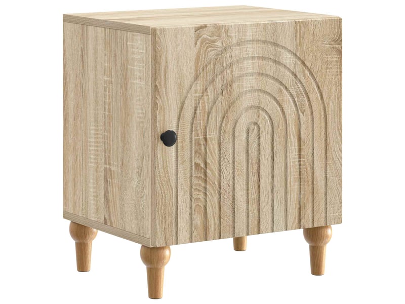  Table de chevet - cabinet de chevet - table de nuit chêne sonoma 43 x 34,5 x 50 cm  - Conforama A