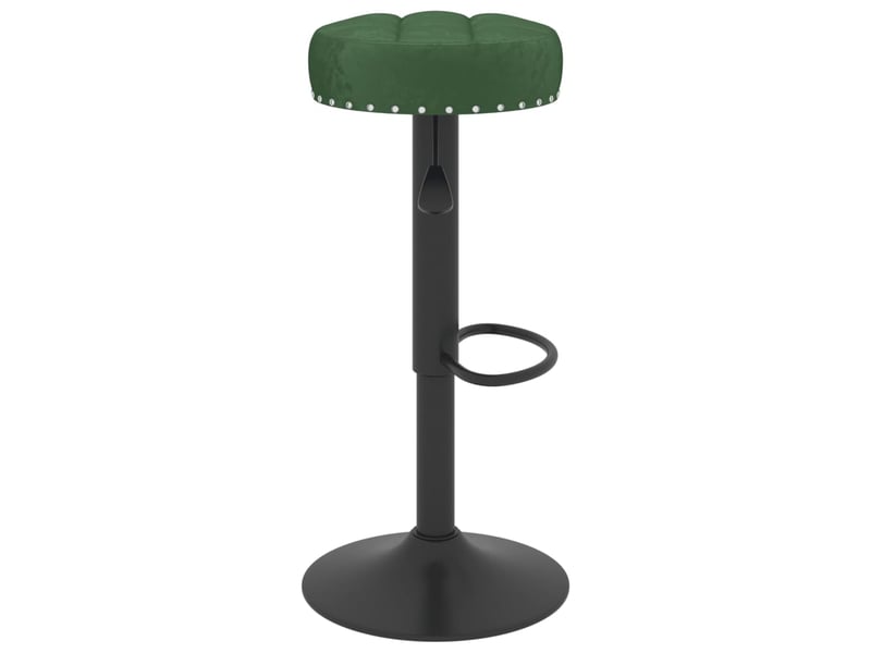  Lot de 2 tabouret de bar, chaise de bar vert foncé velours shl83095  - Conforama D