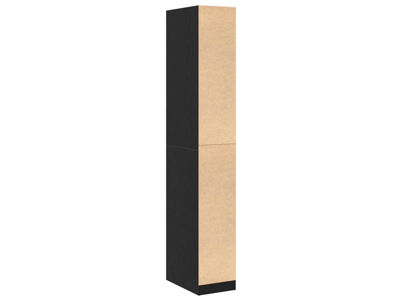 Armoire chambre, armoire de rangement chêne noir 30x50x200 cm bois d'ingénierie shl11983  - Conforama E