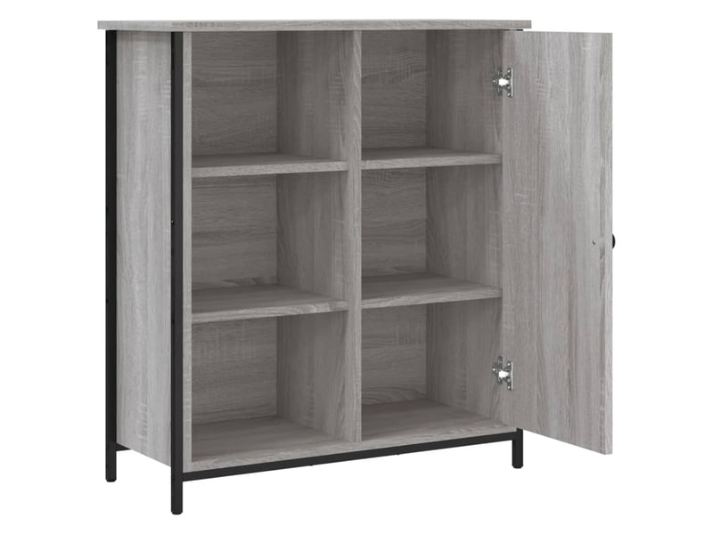  Buffet - bahut - meuble de rangement sonoma gris 70x30x80 cm bois d'ingénierie  - Conforama E