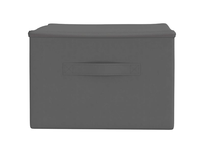  Boîte de rangement 6 pcs tissu intissé 43x34x23 cm 33,6 l shl10470  - Conforama E
