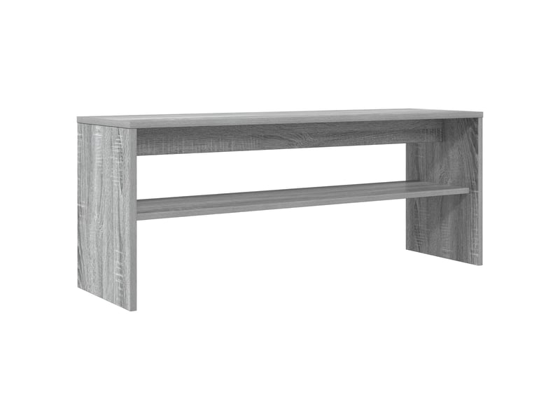  Meuble tv - banc tv - meuble de rangement 100 x 30 x 40 cm gris sonoma bois d'ingénierie  - Conforama A
