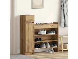 Meuble à chaussures 3 paire(s)  <strong></strong>  <strong></strong> coloris bois clair