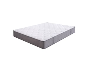 Matelas 140x190 cm OKWISH   Ressorts ensachés + mousse soutien Ferme épaisseur 25 cm