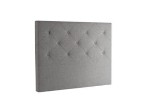 Tete de lit A fixer sur le cadre de lit largeur 200 cm <strong>M114</strong> <strong>7745346</strong> finition tissu gris
