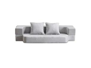 Deplimousse convertible 2 places   gris clair
