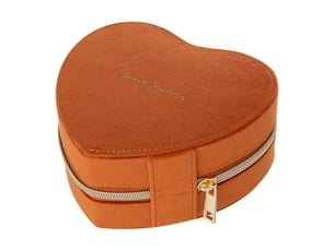 Boîte à bijoux cœur oto 15cm rouille