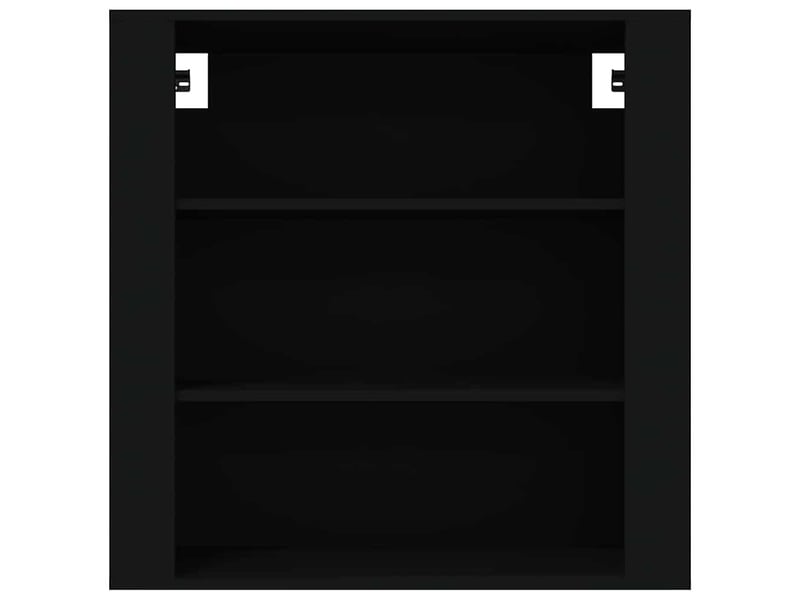  Armoire murale, meuble de rangement noir 80x33x80 cm bois d'ingénierie shl64725  - Conforama C