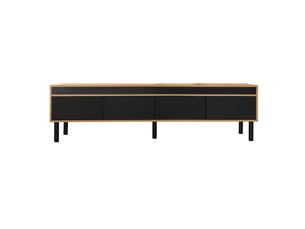 Meuble tv coloris noir 170 cm   