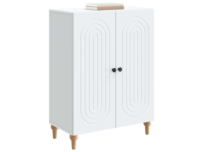 Buffet - bahut - meuble de rangement blanc 66 x 34,5 x 90 cm bois d'ingénierie - Conforama C
