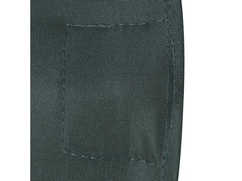 Parasol 0x0m, toile de rechange pour parasol, polyester, gris foncé, protection solaire jardin et terrasse - Conforama B