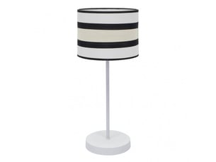 Lampe à poser fabrilamp karla blancbeige 1 x e27 61 x 25 x 25 cm