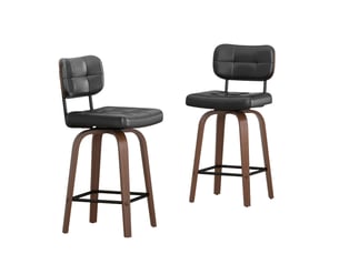 tabouret de bar  <strong>HAUSS SPOLE</strong>  - bicolore hauteur d'assise 66 cm vendu Par paire