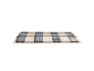 Lit simple 90x190 cm coloris marron
