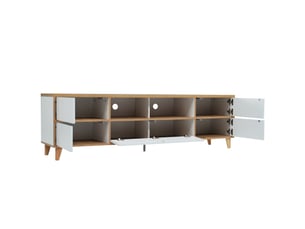 Meuble tv coloris bicolore 175 cm MERAX  meuble tv bicolore