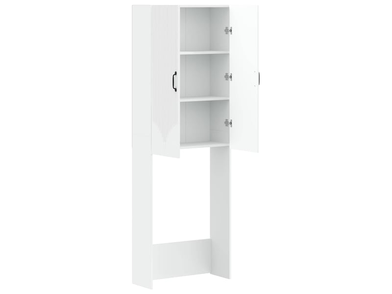  Armoire de toilette, meuble de toilette hoorn blanc 66x25.5x190 cm  - Conforama D