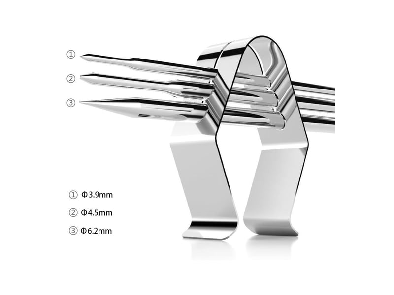  Support de sonde universel pour thermomètre à viande pour barbecue - mesure de la température ambiante (lot de 4)  - Conforama C