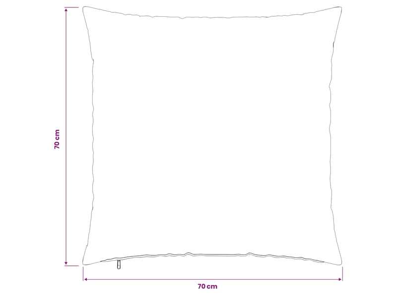 Lot de 2 housses de coussin heerlen jaune clair 70 x 70 cm tissu cf49149 - Conforama E