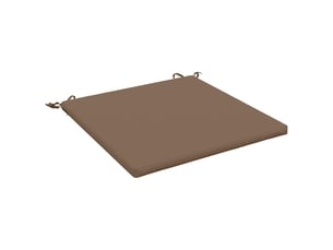Coussin de siège, coussin d'assise 1 pièce soest 100 % polyester taupe cf55701