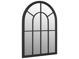 Miroir rectangulaire à fixer coloris noir <strong></strong> <strong></strong> - 60 cm x 45 cm