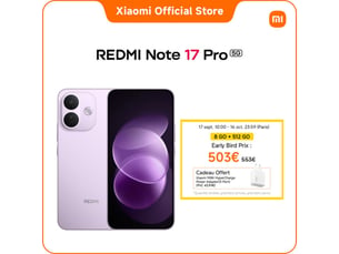 Smartphone 5g redmi note 17 pro 8+512 go violet double sim