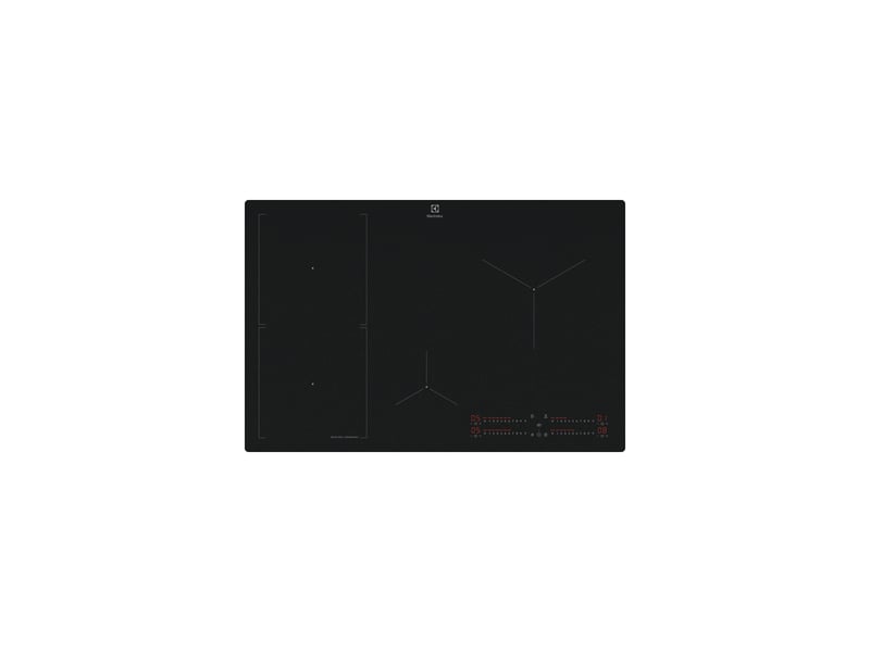 Electrolux serie 700 kis82453iz noir intégré 80 cm plaque avec zone à induction 4 zone(s)  - Conforama A