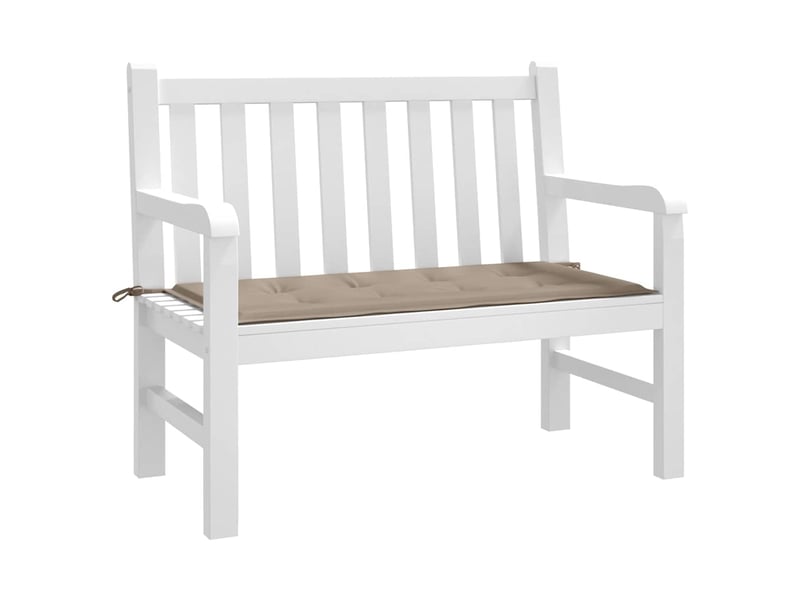  Coussin de banc de jardin, coussin d'assise taupe 120x50x3 cm tissu oxford cf52830  - Conforama C