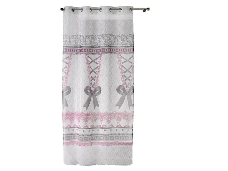  Panneau a oeillets rideau voile joli corset  - Conforama A