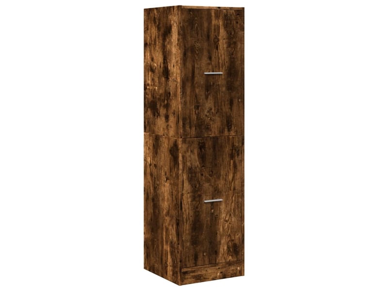  Meuble de rangement, armoire d'apothicaire chêne fumé 40x41x144,5 cm bois ingénierie  - Conforama D