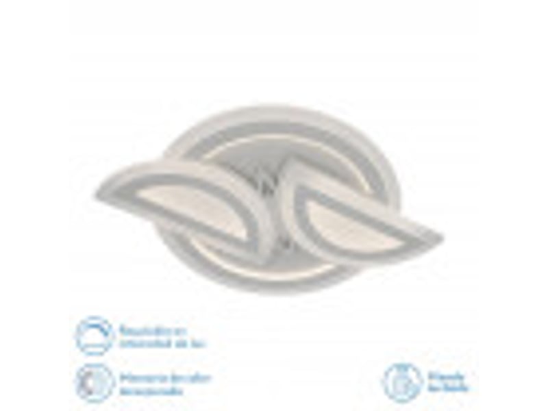  Plafonnier led fabrilamp alhena blanc 144 w 19440 lm 3000-4000-6500 k télécommande 5x68x48 cm 172386801 - Conforama B