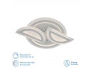 Plafonnier led fabrilamp alhena blanc 144 w 19440 lm 3000-4000-6500 k télécommande 5x68x48 cm