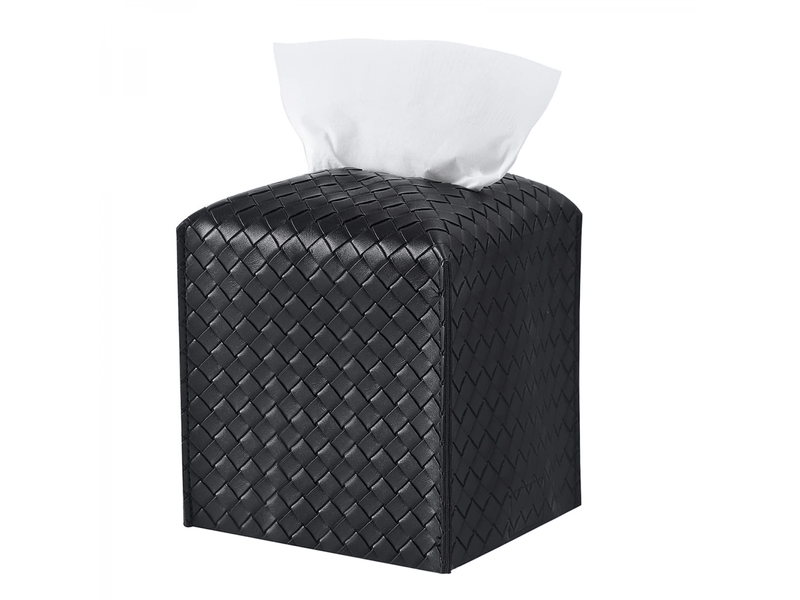  Sac en tissu tissé en cuir maison salon salle de bain simple tiroir carton  - Conforama A