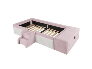 Lit banquette 90x190 cm Morn Vibe coloris rouge