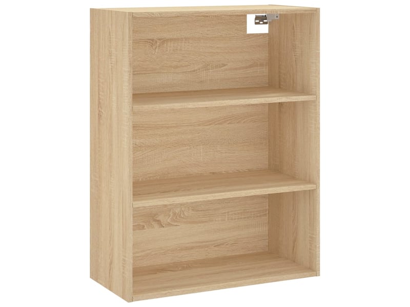  Buffet haut - bahut - meuble de rangement chêne sonoma 69,5x34x180 cm bois d'ingénierie  - Conforama E