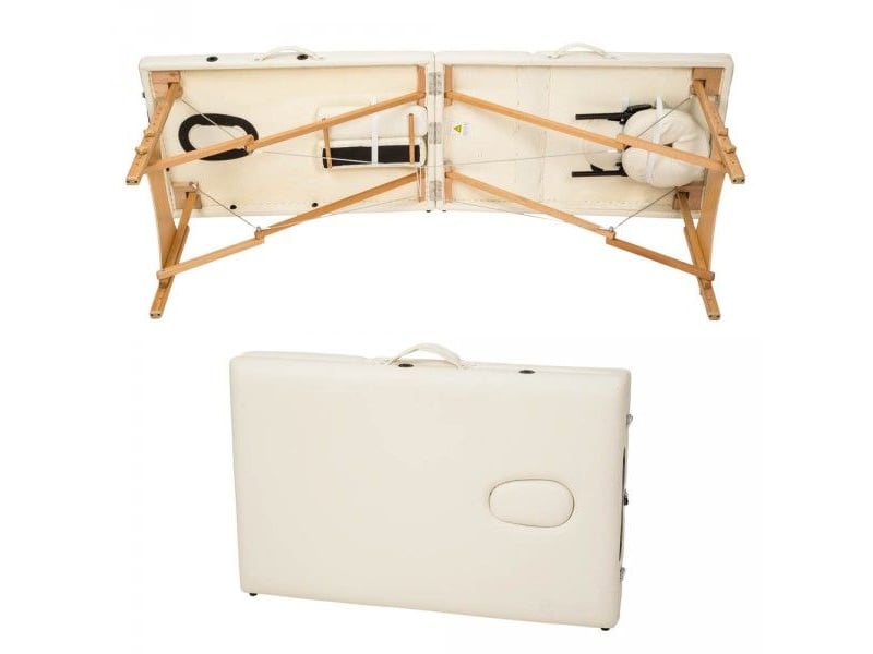 Table de massage crème 2 zones avec sac de transport professionnel top qualité 08_0000462  - Conforama D