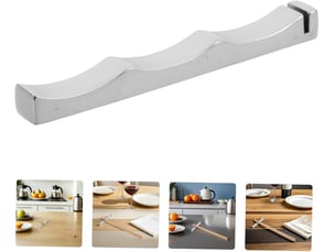 2 pcs repose-baguettes en acier inoxydable: support antiadhésif pour ustensiles de table – idéal pour les restaurants et les réunions de famille