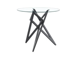 Table basse rond(e) coloris noir <strong>PANGIVO</strong> <strong>W3658P486765</strong> - 85 cmx85 cm