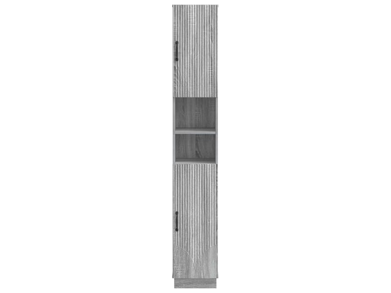  Colonne de salle de bain avec étagère ouverte hoorn sonoma gris  - Conforama D