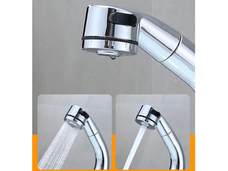  Salle de bain single handle lavabo coulissant robinet froid chaud accessoires de salle de bain,argent SZPA315400JJZJ - Conforama C
