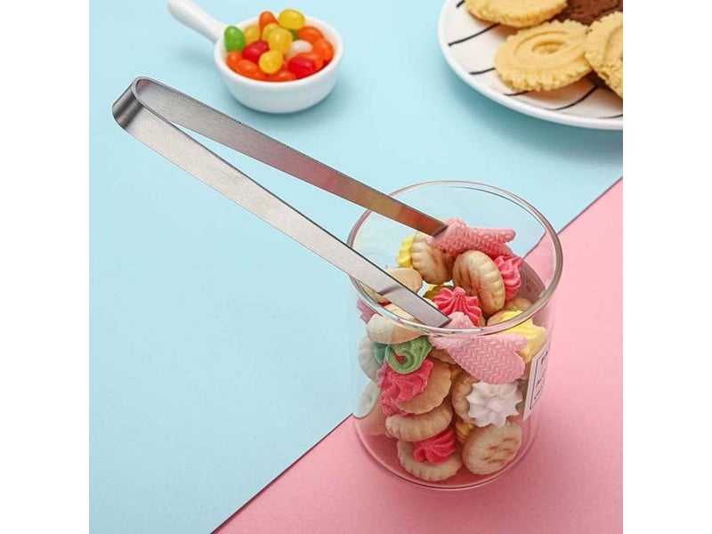  Lot de 2 pinces de service en silicone - résistantes à la chaleur - petites pinces à bonbons - pinces de cuisine - mini pince de service No Commercial reference - Conforama B