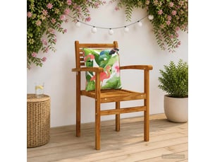Lot de 4 coussins de dos, coussins de dossier putten 100 % polyester cf59420